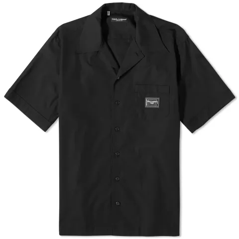 Plate Cotton Vacation Shirt