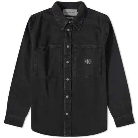 Relaxed Linear Denim Shirt
