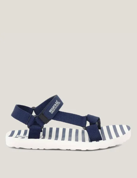 Regatta Lady Vendeavour Ankle Strap Flat Sandals Navy Mix