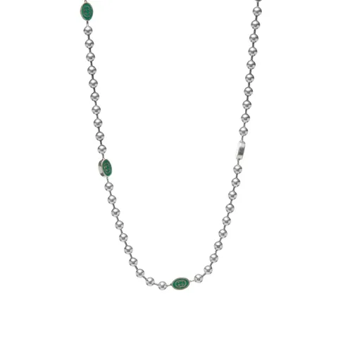 Gucci Interlocking G Enamel Necklace 50cm