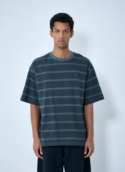 Striped Cotton Jersey T-Shirt