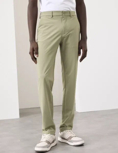 Autograph Slim Fit Trousers Light Olive