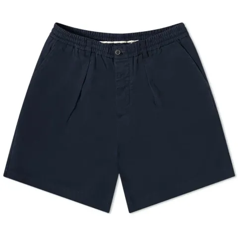 Pleated Track Shorts