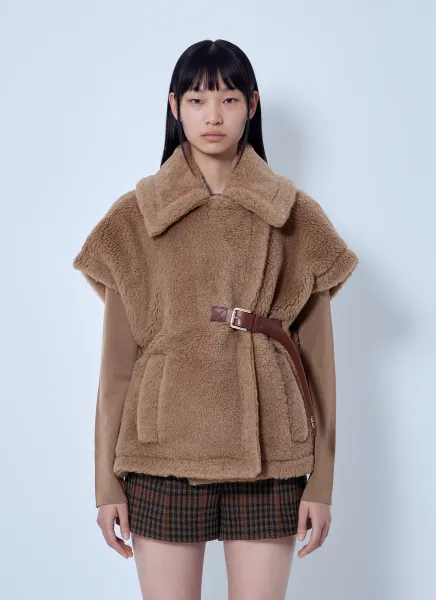 Belted Teddy Cape