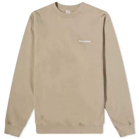Serif Logo Crew Sweat