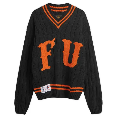 Letterman V-Neck Knitted Jumper
