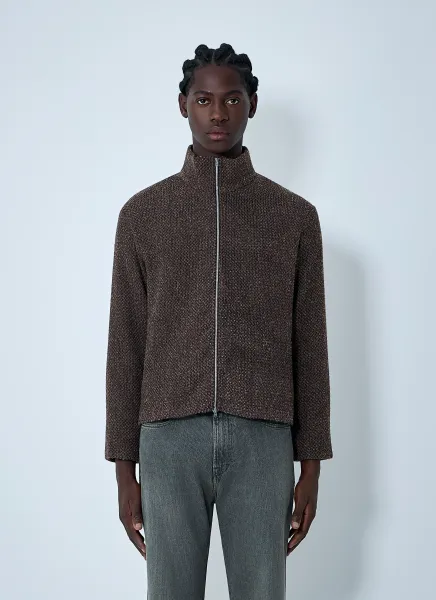 Knit Zip-Up Sweater