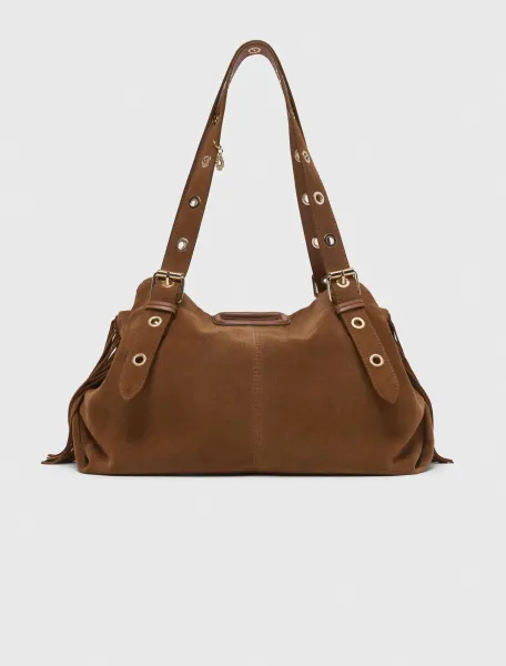 Suede Miss M XL bag