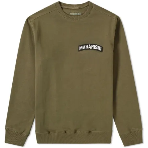 Collegiate Patch Crew Sweat
