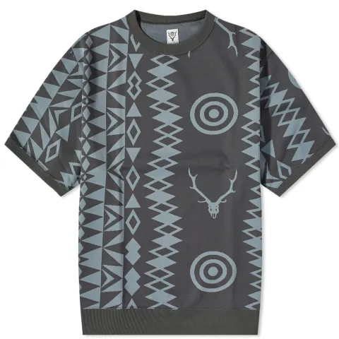 Skull & Target Short Sleeve Sweater