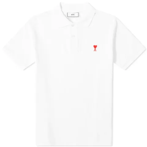 AMI A Heart Logo Polo
