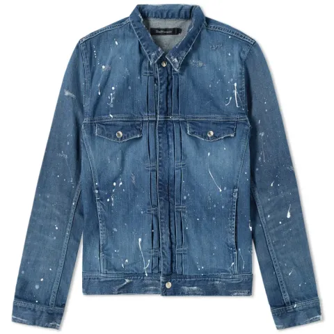 Black By Vanquish Used Denim Jacket