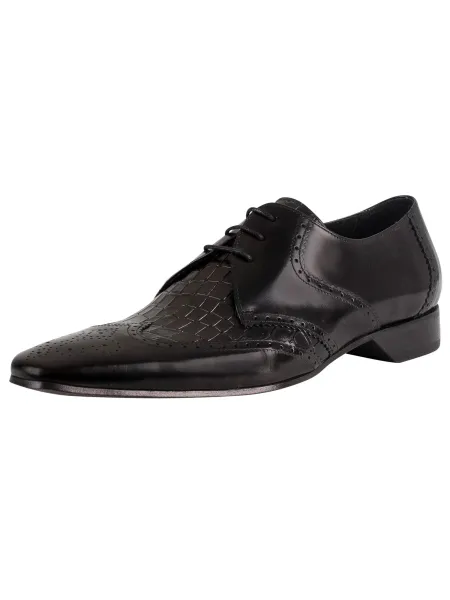 Jeffery West Leather Derby Shoes