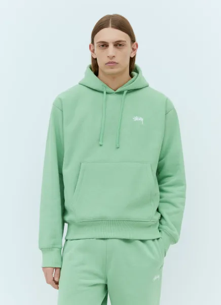 Logo Embroidery Hooded Sweatshirt