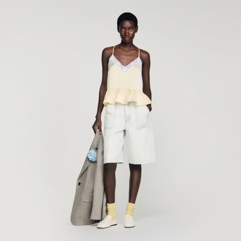Ruffled top