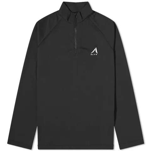 Mesh Quarter Zip Top