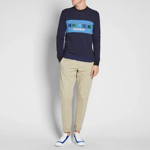 Waffle Crew Knit
