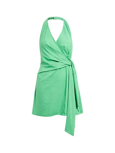 Forever New Gianna Halter Neck Tie Mini Dress