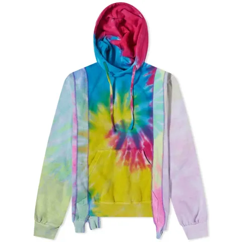 Tie Dye 5 Cuts Hoodie