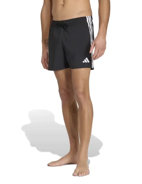 Adidas 3 Stripes Quick Dry 5 Inch Swim Shorts Black