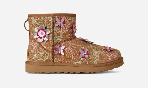 Classic Mini Meadow Boot, Suede/Polyester/Leather