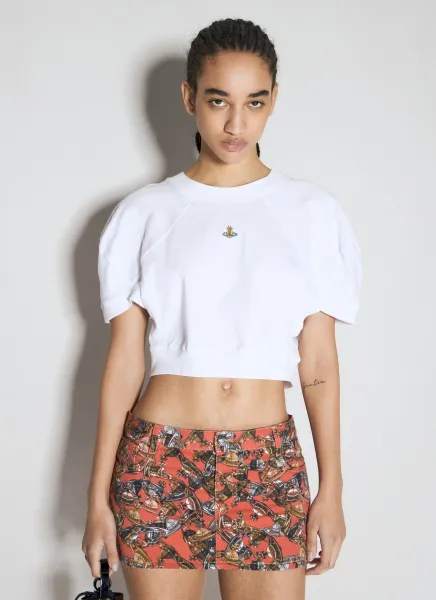 Cropped Football T-Shirt