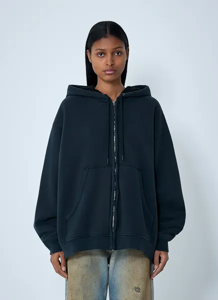 Zip-Up Hooded Sweatshirt