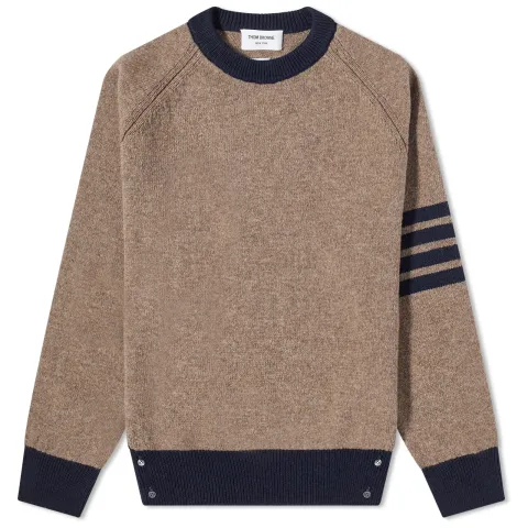 4 Bar Shetland Crew Knit