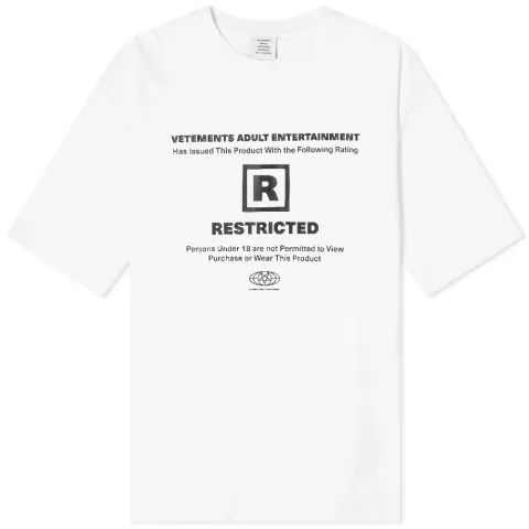 Oversized 18+ Restricted T-Shirt