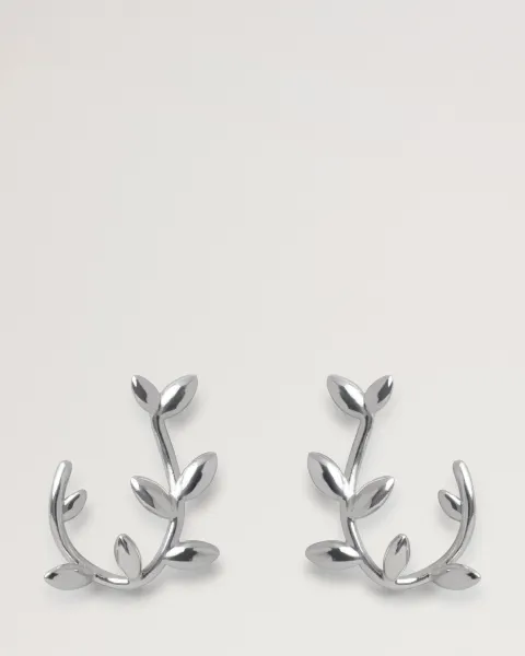 Leaf Hoop Earrings