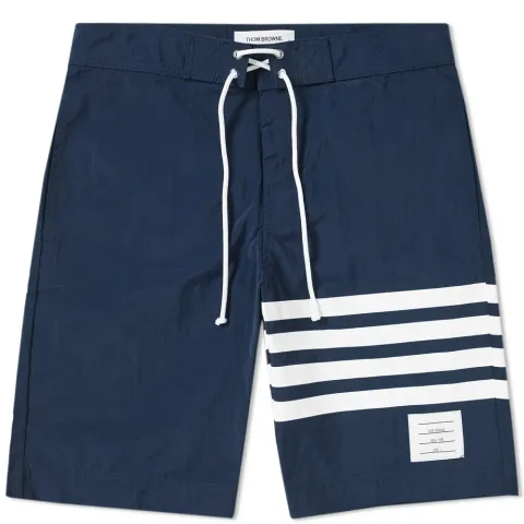 Printed Stripe Board Short