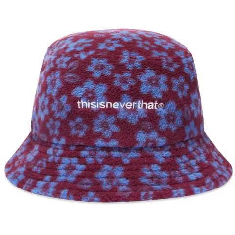 Floral Fleece Bucket Hat