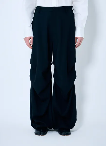 Tapered Wool Pants