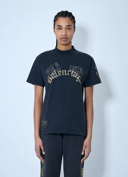 Tacky Tattoo Logo Motif T-Shirt