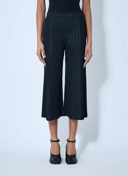 Crop Thicker Pleated Pants