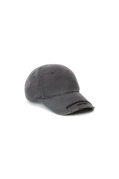 Unisex Distressed Logo Baseball Cap