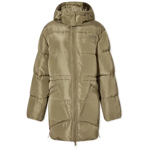 Tech Puffer Midi Jacket