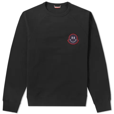 Twist Smiley Face Logo Crew Sweat