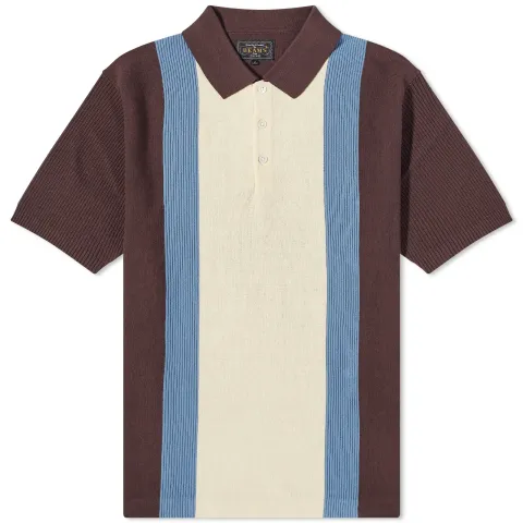 Stripe Knitted Polo