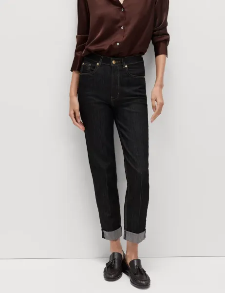 Marks & Spencer Harper Cigarette Smart Jeans Black