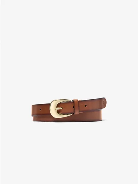 Burnished Leather Belt