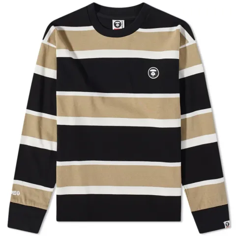 AAPE Long Sleeve Stripe T-Shirt