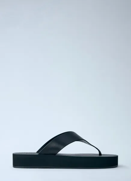 Dune Platform Thong Sandals