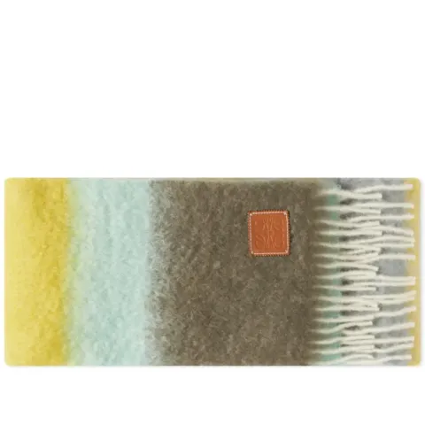 Stripe Mohair Scarf