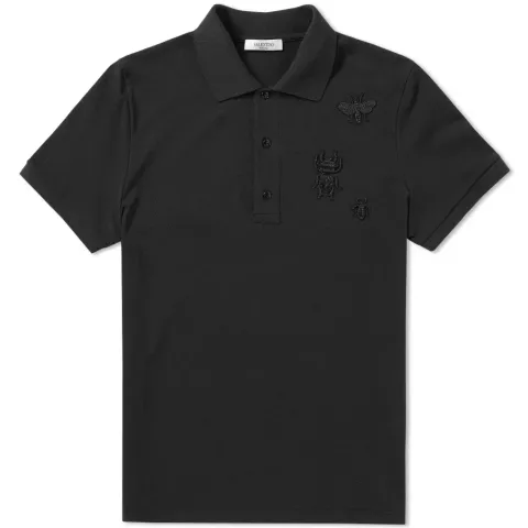 Embroidered Insect Polo