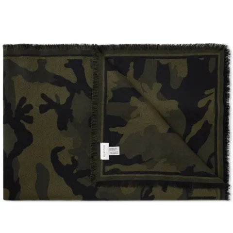 Camo Print Scarf