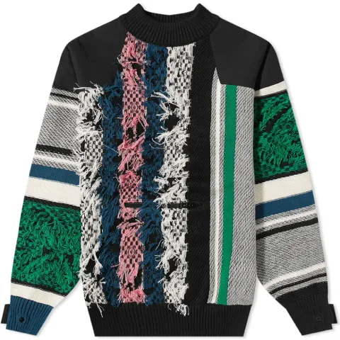 Rug Jacquard Pullover Knit