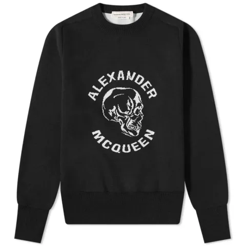 Skull Logo Crew Knit
