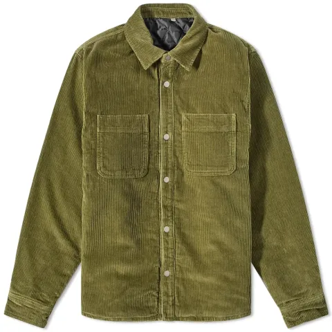 Cord Quilted Overshirt