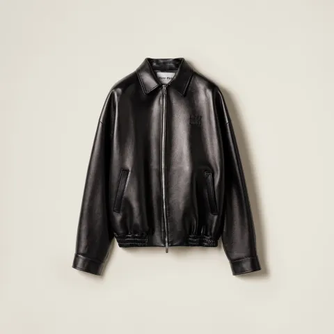 Plongé nappa leather jacket